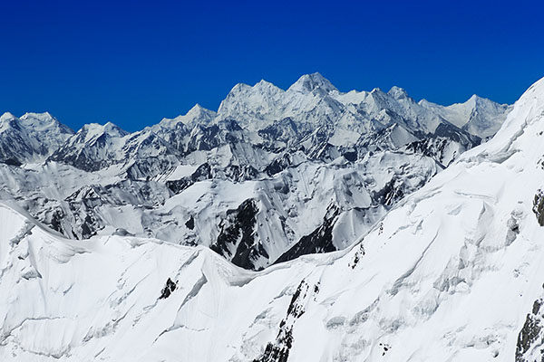 Magnificent View Of Tajikistan’s Peaks in Pamir Range, Kyrgyzstan