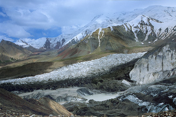 Lenin Glacier, Pamir Range, Kyrgyzstan