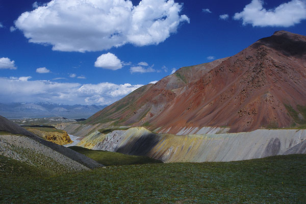 Lenin Peak Base Camp Surroundings, Pamir Range, Kyrgyzstan