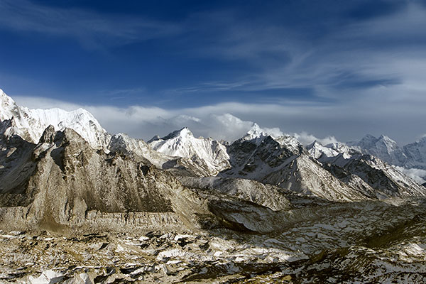 The Khumbu Glacier, Sagarmatha NP, Nepal