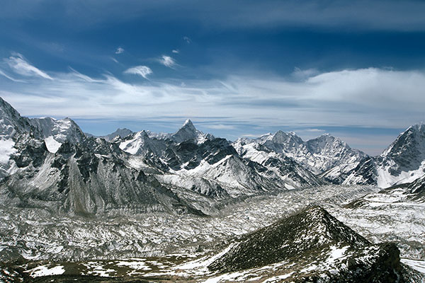 The Khumbu Glacier, Sagarmatha NP, Nepal
