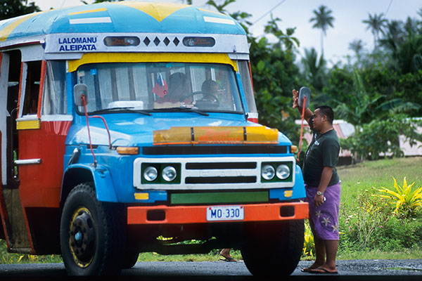 Living on Polynesian Island, Samoa